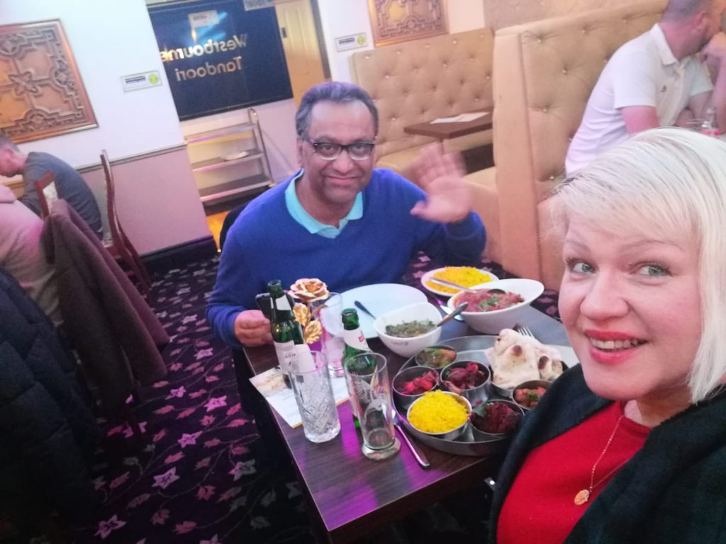 My Dorset Birthday Dinner -Indian food in Europe
