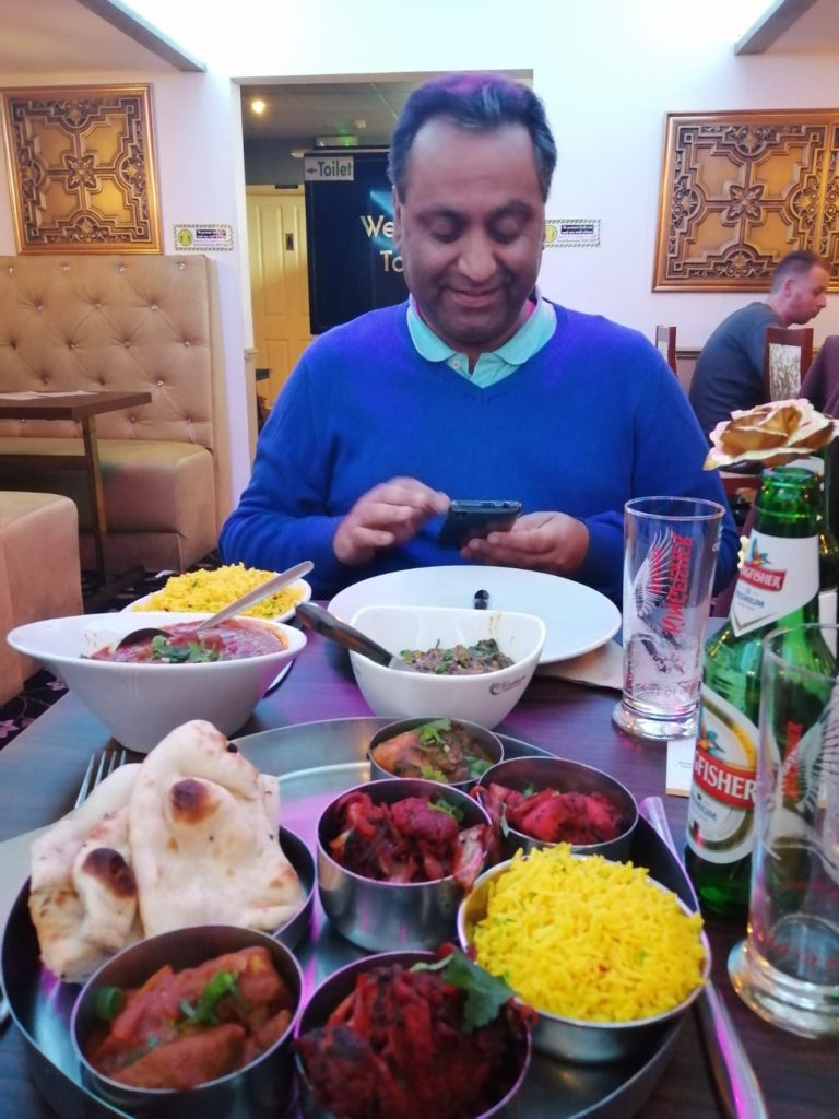 My Dorset Birthday Dinner -Indian food in Europe